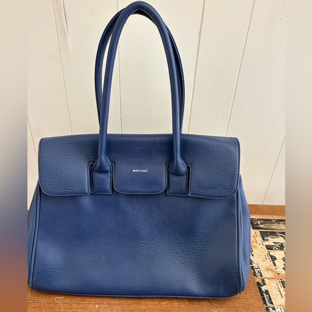 Matt & Nat Large Beautiful Blue Tote Bag